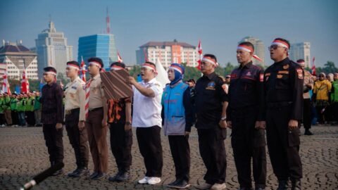 Satpam Ambil Bagian dalam Apel Kebangsaan Jaga Jakarta
