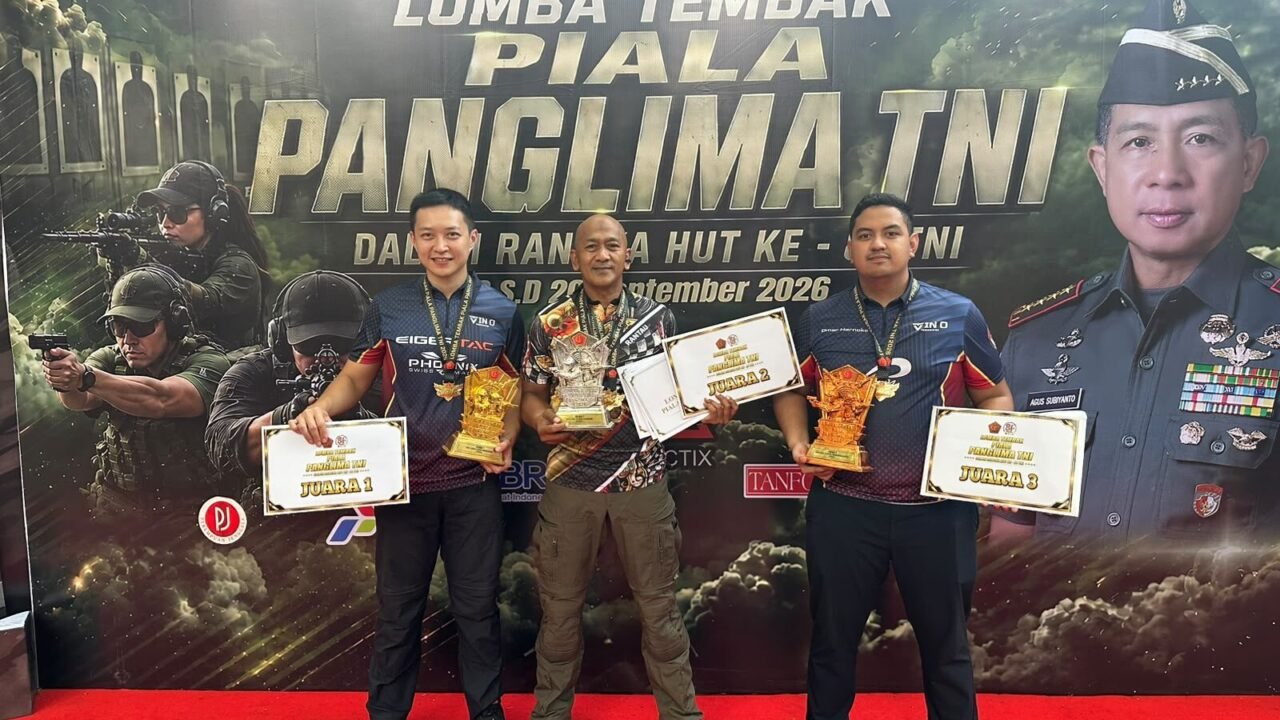 Kombes Pol. Rantau Isnur Eka Raih Juara II Overall Handgun Divisi Standar di Panglima TNI Cup 2026