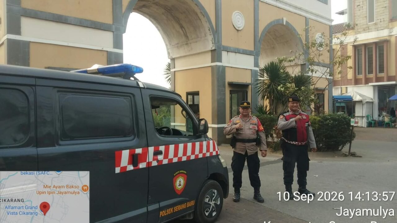 Polsek Serang Baru Patroli Permukiman, Antisipasi 3C dan Gangguan Kamtibmas