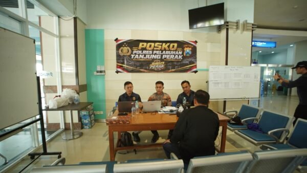 Polres Pelabuhan Tanjung Perak Gerak Cepat, Dirikan Posko Korban KM Virgo Transport 8